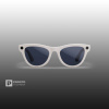 Ray-Ban Skyler (Gen 2) Глянцевый Мелово-Серый с Прозрачно-Сапфировыми линзами